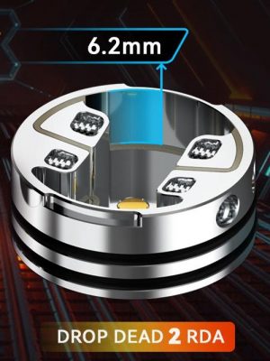 Купить Drop Dead 2 RDA дрипка (Gunmetal) Drop Dead 2 RDA дрипка (Gunmetal)